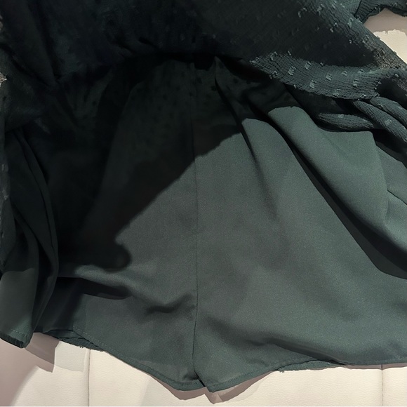 Zara Small Green Romper Skort - Picture 5 of 5